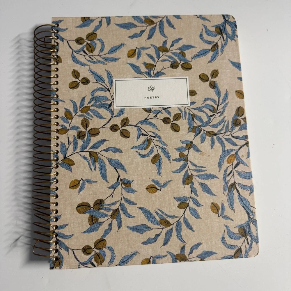 ESV Spiral-Bound Journaling Bible Poetry Crossway Floral Cloth Cover Job Psalms